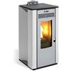 Stufa a Pellet KALOR modello GRETA 8 6.97 kW in acciaio
