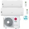 LG Climatizzatore Condizionatore LG Dual Split Inverter Serie Libero Smart 9+18 con MU3R19 UL0 R-32 Wi-Fi Integrato 9000+18000 -