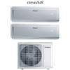 Vaillant Climatizzatore Condizionatore Vaillant Dual Split Inverter serie CLIMAVAIR PLUS VAI 8 9+12 con VAF8-050W2NO R-32 9000+12000