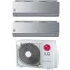 LG Climatizzatore Condizionatore LG DUAL SPLIT Inverter serie Artcool Mirror Specchio 12+12 con MU2R17 UL0 R-32 12000+12000 Wi-Fi I
