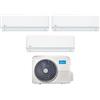 Midea Climatizzatore Condizionatore MIDEA Trial Split serie BREEZELESS+ Inverter da 9000+12000+12000 btu con M3OF-27HFN8 -Q R-32 Wi-Fi Integrato 9+12+12 A++/A+