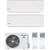 Panasonic Climatizzatore Condizionatore Panasonic Dual 7+9 Inverter+ Serie Tz Da 7000+9000 Btu Con Cu-2tz41tbe Gas R-32 In Classe A++