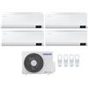 Samsung Climatizzatore Condizionatore Samsung Quadri split inverter serie Cebu 7000+9000+9000+18000 btu con AJ080TXJ4KG/EU R-32 WI-FI 7+9+9+18 A++/A+