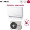 Hitachi Condizionatore Climatizzatore Hitachi Monosplit Inverter Akebono A Pavimento R32 18000 BTU RAF-50RXE Wi-Fi Optional