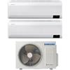 Samsung Climatizzatore Condizionatore Samsung Dual Split Inverter serie Windfree Avant 7000+7000 btu con AJ040TXJ2KG/EU Wifi R-32 Wifi 7+7 A+++/A++