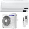 Samsung Climatizzatore Condizionatore Samsung Dual Split Inverter serie Windfree Avant 12000+18000 con AJ052TXJ3KG Wi-Fi Integrato R-32 12+18 A+++/A+