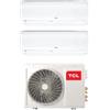 TCL Climatizzatore Condizionatore TCL Dual Split 9+9 serie ELITE F2 Inverter con MT1821 R-32 Wi-Fi Integrato 9000+9000 A++/A+