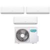 Hisense Climatizzatore Condizionatore HISENSE Trial Split serie HI-COMFORT Inverter da 7000+7000+7000 btu con 3AMW62U4RFA R-32 Wi-Fi Integrato 7+7+7 A++/A+