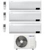 Samsung Climatizzatore Condizionatore Samsung Trial Split Inverter serie Windfree Avant 7000+7000+12000 Con AJ052TXJ3KG R-32 Wi-Fi 7+7+12 A+++/A+