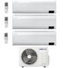 Samsung Climatizzatore Condizionatore Samsung Trial Split Inverter serie Cebu 7000+7000+18000 btu con AJ068TXJ3KG Wi-Fi 7+7+18 A++/A+