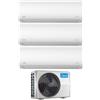 Midea Climatizzatore Condizionatore MIDEA Trial Split serie XTREME Inverter da 9000+9000+12000 con M3O-27NF8 Wifi Integrato 9+9+12 A++