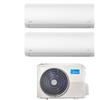 Midea Climatizzatore Condizionatore MIDEA Dual Split serie XTREME Inverter da 12000+18000 con M4O-36FN8 Wifi Integrato 12+18 A++/A+