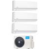 Midea Climatizzatore Condizionatore MIDEA Trial split serie ELEGANCE inverter da 9000+9000+9000 Btu con M3OG-21HFN8 -Q R-32 Wi-Fi Optional 9+9+9 A++/A+
