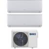 Baxi Condizionatore Climatizzatore Baxi Dual Split Inverter Astra R32 12000+12000 BTU Con LSGT50-2M Wi-Fi Optional 12+12