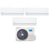 Midea Climatizzatore Condizionatore MIDEA Trial Split serie EVOLUTION Inverter da 9000+9000+9000 btu con M3OF-21HFN8 -Q R-32 WI-FI INTEGRATO 9+9+9 A++/A+