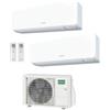 Fujitsu Climatizzatore Condizionatore General Fujitsu Dual Split Inverter serie KMTB 7+7 con AOHG14KBTA2 R-32 Wi-Fi Optional 7000+7000