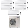 Samsung Climatizzatore Condizionatore Samsung Penta Split Inverter serie Cebu da 7000+7000+7000+9000+9000 con AJ100TXJ5KG R-32 Wi-Fi Integrato 7+7+7+9+9 A++/A+