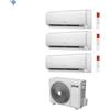 Ferroli Climatizzatore Condizionatore Ferroli Trial Split serie Giada S inverter da 9000+9000+12000 con 21-3 Wi-Fi Integrato R-32 9+9+12 A++/A+