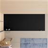 DEGHI Piatto doccia 170x70 cm ultraslim riducibile nero effetto pietra - Rok