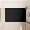 DEGHI Piatto doccia 120x90 cm ultraslim riducibile nero effetto pietra - Rok