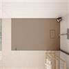 DEGHI Piatto doccia 120x80 cm ultraslim riducibile cappuccino effetto pietra - Rok