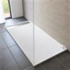 DEGHI Piatto doccia 80x160 cm bianco effetto pietra riducibile - Trey