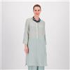 Caterina Lancini Maxi camicia in mussola di cotone e seta