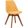 ATMOSPHERA CREATEUR D'INTERIEUR - Sedia baya in faggio 48x55cm giallo ocra