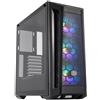 COOLER MASTER Case MasterBox MB511 ARGB, 2xCombo 2.5"/3.5",5xSSD, 3x 120 ARGB fans,incl. controller,Radiator Support,Temp.Glass Side P.,NO PSU