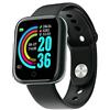 Tbrand Smart Watch Y68 impermeabile cardiofrequenzimetro fitness Wristband per IOS Android (nero)