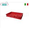 Cassetta pagnottine-Impasti pizza da cm 60x40x10h, colore ROSSO TRAFFICO
