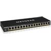 NETGEAR Switch PoE 16 porte Unmanaged GS316PP, Switch Ethernet Gigabit con 16 PoE+ a 183 W, montaggio desktop o a parete