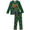 Marvel Avengers Bambino Pigiama Lungo (Verde,8 Anni)