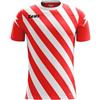 Zeus MAGLIA ZIP - ROSSO/BIANCO