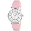 Breil Orologio DONNA SKINNY quadrante MONO-COLORE ARGENTO movimento SOLO TEMPO - 2 LANCETTE QUARZO e CINTURINO PELLE ROSA EW0406