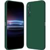 RankOne Custodia per OPPO Find X2 Neo (6.5 Inches) Cover Morbida in Silicone TPU - Verde scuro