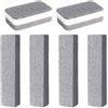 BSITSSS 4 PCS Pietra Pomice per Wc Ceramica, Pumice Stone, Pietra di Pulizia per Wc, Pietra Pulente, Spazzole per Pulizia Pietra Pomice Detergente WC Con 2 PCS Spugna per La Pulizia