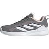 adidas Avaflash Clay Tennis Shoes, Scarpe Donna, Cloud White/Silver/Cloud White, 38 EU