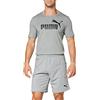 Puma Liga Casuals Shorts, Pantaloni Tuta Uomo, Medium Gray Heather/Black, S