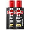 Alpecin Sport Caffeine Shampoo CTX, 2 x 250 ml | Quando il fabbisogno energetico aumenta, ricarica di energia le radici e aiuta a prevenire la caduta ereditaria dei capelli