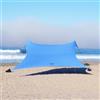 Neso Tenda Gigante della Spiaggia Tents, Alta 2,5 Metri, 3,4 m (11 Piedi) x 3,4 m (11 Piedi), Angoli rinforzati e Tasca più Fresca (Blu Pervinca)