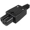 CABLEPELADO Connettore di alimentazione C15 | Spina tipo IEC-60320 C15 | Presa di ingresso C15 Spina | Femmina | 10A 250V