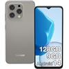 DOOGEE N55 Smartphone Android 14, 6.56 Pollici HD+ Display, 9GB RAM+128GB ROM/Espandibile 1TB, Octa-Core, 5150mAh, 13MP+8MP Fotocamere, 4G Telefono Cellulare Dual SIM, Face ID, GPS, OTG, Grigio