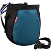 MoKo Borsa per Gesso Arrampicata con cintura, Nero/Blu Royal