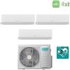 Hisense Climatizzatore Condizionatore Hisense Trial Split Inverter serie ECOSENSE 9+9+12 con 3AMW52U4RJC R-32 Wi-Fi Integrato 9000+9000+12000