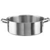 PINTINOX Tender casseruola bassa 2 manici inox Ø cm 40x14,5h 18litri