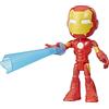 SPIDEY AND HIS AMAZING FRIENDS Hasbro Action figure, pupazzetto giocattolo snodato di Iron Man