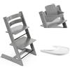 Stokke Promo Tripp Trapp Storm Grey con Baby Set e vassoio