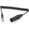 HangTon - Cavo di alimentazione da 12 V XLR a 4 pin mini XLR per TVLogic, Alphatron EVF Monitor 20'' (arrotolato)