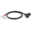 HangTon D-tap ad angolo retto 2 pin cavo di alimentazione per Teradek Bolt Zacuto Gratical Eye Viewfinder 30 ''